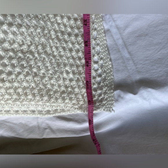 💕NWT Gorgeous crochet Swim coverup/maxi dress, size M in a cream color - Picture 2 of 5